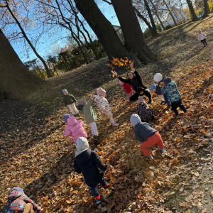 Jesienne zabawy w parku