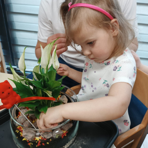 Dzień mamy i taty- warszaty florystyczne z udziałem rodziców